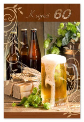 Ditipo Blahopřání - K VÝROČÍ 60tiny (pivo)
