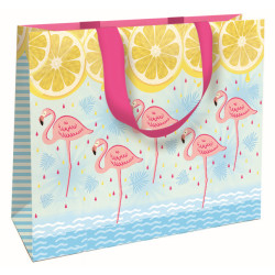 Nekupto Dárková taška LFM 1675 Plameňáci