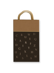 Nekupto DÁRKOVÁ TAŠKA PÍSMENA 11 x 17,5 x 8 cm