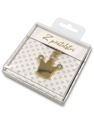 Nekupto Dárková klíčenka Korunka Z PŘÁTELSTVÍ