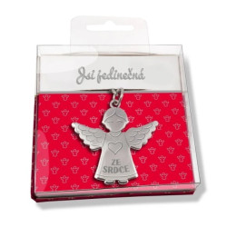 Nekupto Dárková klíčenka Anděl - Jsi jedinečná