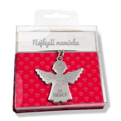 Nekupto Dárková klíčenka Anděl - Nejlepší maminka