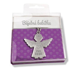 Nekupto Dárková klíčenka Anděl - Báječná babička
