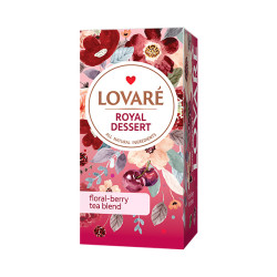 LOVARÉ - 24 sáčků ROYAL DESSERT, ovocný čaj, 24x 1,5 g