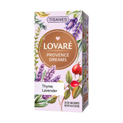 LOVARÉ - 24 sáčků PROVENCE DREAMS, bylinný čaj, 24x 1,5g