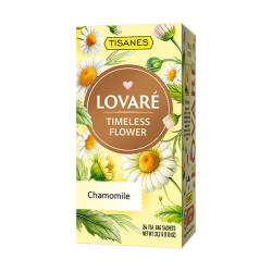 LOVARÉ - 24 sáčků TIMELESS FLOWER, heřmánkový čaj, 24x 1,5g