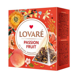 LOVARÉ 15 pyramidek PASSION FRUIT, černý čaj