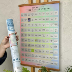 Albi Stírací plakát - 100 aktivit, které v životě stihnout