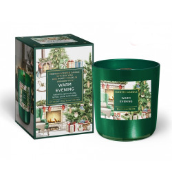 Bartek candles WARM EVENING, vonná svíčka s dřevěným knotem 150g