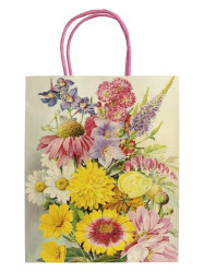 Sköna Ting Dárková taška - Summer Bouquets 19 × 8 × 24 cm