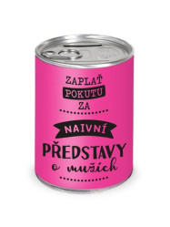 Nekupto Humorná pokladnička - NAIVNÍ PŘEDSTAVY O MUŽÍCH