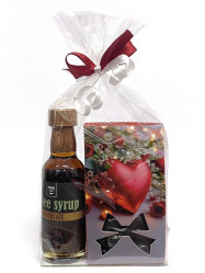 Dárkový balíček M11 - Mandle + kávový sirup čokoládový