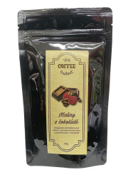 Aromatizovaná INSTNTNÍ káva - MALINY V ČOKOLÁDĚ, 60g