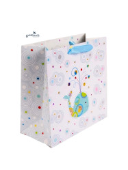 Dárková taška M 46464 Goldbuch WHALE SERENITY velryba, 18 x 18 x 8 cm