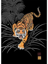 Luxusní přání M167 BUG ART - TYGR