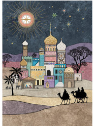 Luxusní přání KC004 BUG ART - BETHLEHEM Betlém