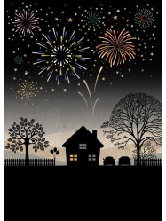 Luxusní přání M176 BUG ART - FIREWORKS