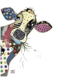 Luxusní přání G006 BUG ART - CONNIE COW