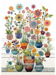 Luxusní přání BUG ART P001 - POTS DISPLAY