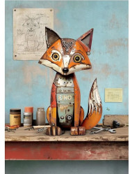Luxusní přání S003 BUG ART - SCRAP FOX