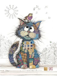 Luxusní přání G064 BUG ART - CHARLIE CAT