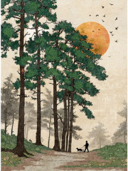 Luxusní přání K026 BUG ART - FOREST WALK