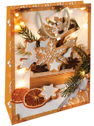 Nekupto Dárková taška UFXL - Vánoční cukroví