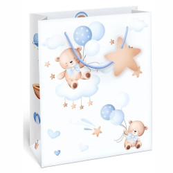 Alvarak Dárková taška TL 22619 Medvídek modrý