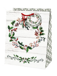 Alvarak Dárková taška TM - ADVENTNÍ VĚNEC - 23x19x10,2cm