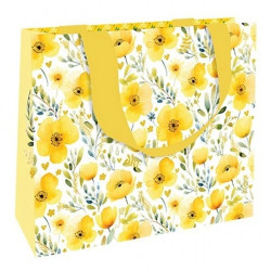 Nekupto Dárková taška LFM 2561 Žluté květy