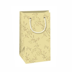 Ditipo Dárková taška DK Zlatá s větvičkami
