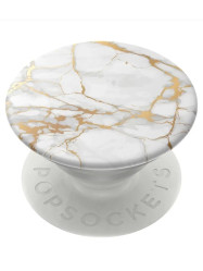 PopSockets PopGrip Gen.2, GOLD LUTZ MARBLE, bílo-zlatý mramor, výměnný