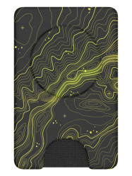 PopSockets PopWallet+ Topographical, pouzdro na karty/vizitky