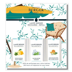 Maison Berger Triopack SUMMER, náplň do katalytické lampy 3x 250ml