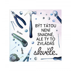 Albi Originální magnetka - BÝT TÁTOU NENÍ SNADNÉ