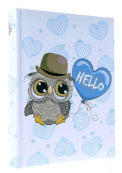 Fotoalbum 10x15/200 B46200S Gedeon HELLO OWL BLUE
