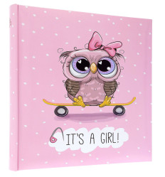 Fotoalbum 10x15/500 5-up Gedeon OWL pink