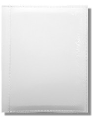 Fotoalbum samolepicí 50stran FS-50 BÍLÁ KOŽENKA S BÍLÝM HŘBETEM