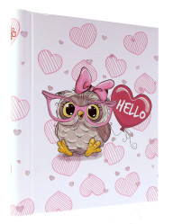 Fotoalbum samolepicí 40stran DRS20 Gedeon HELLO OWL PINK