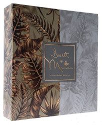 Fotoalbum samolepicí 100stran DRS50 Gedeon VINCI 3 tm.hnědý bok