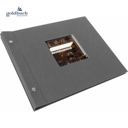 Šroubkové album klasik 30x25cm 26889 Goldbuch BELLA VISTA grey