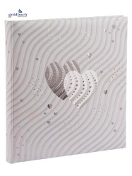 Fotoalbum klasik 60stran 30x31cm Goldbuch 08385 SILVER HEART