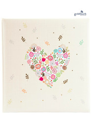 Fotoalbum klasik 60stran 30x31cm 08182 Goldbuch FLOWERS IN THE HEART