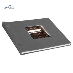 Šroubkové album klasik 30x25cm 26887 Goldbuch BELLA VISTA grey