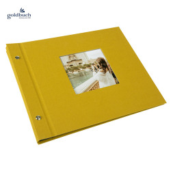 Šroubkové album 30x25cm Goldbuch 26720 (26889) BELLA VISTA hořčicová