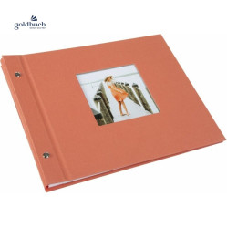 Šroubkové album klasik 30x25cm 26880 Goldbuch BELLA VISTA salmon