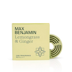Max Benjamin Náplň vůně do auta LEMONGRASS & GINGER, 1 ks