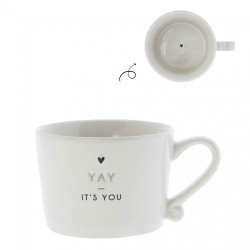 Bastion Collections Hrneček menší YAY ITS YOU, in black 175 ml