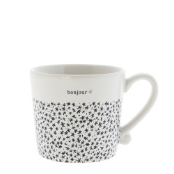Bastion Collections Hrneček BONJOUR in black, 200ml