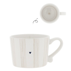 Bastion Collections Hrneček menší Small Stripes Natural in BT, 175ml